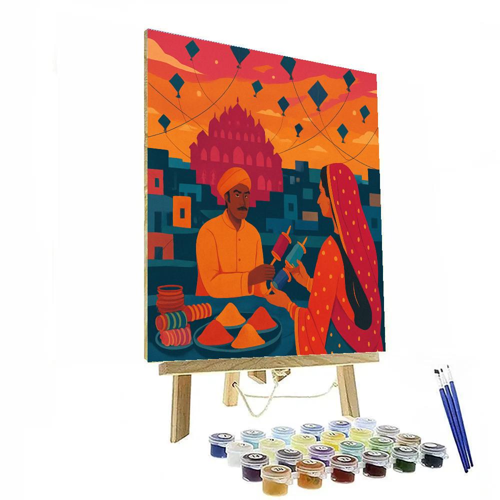 Silk Kite Bazaar India Crafted paint by color