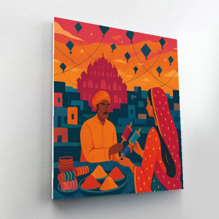 Silk Kite Bazaar India Crafted paint by color