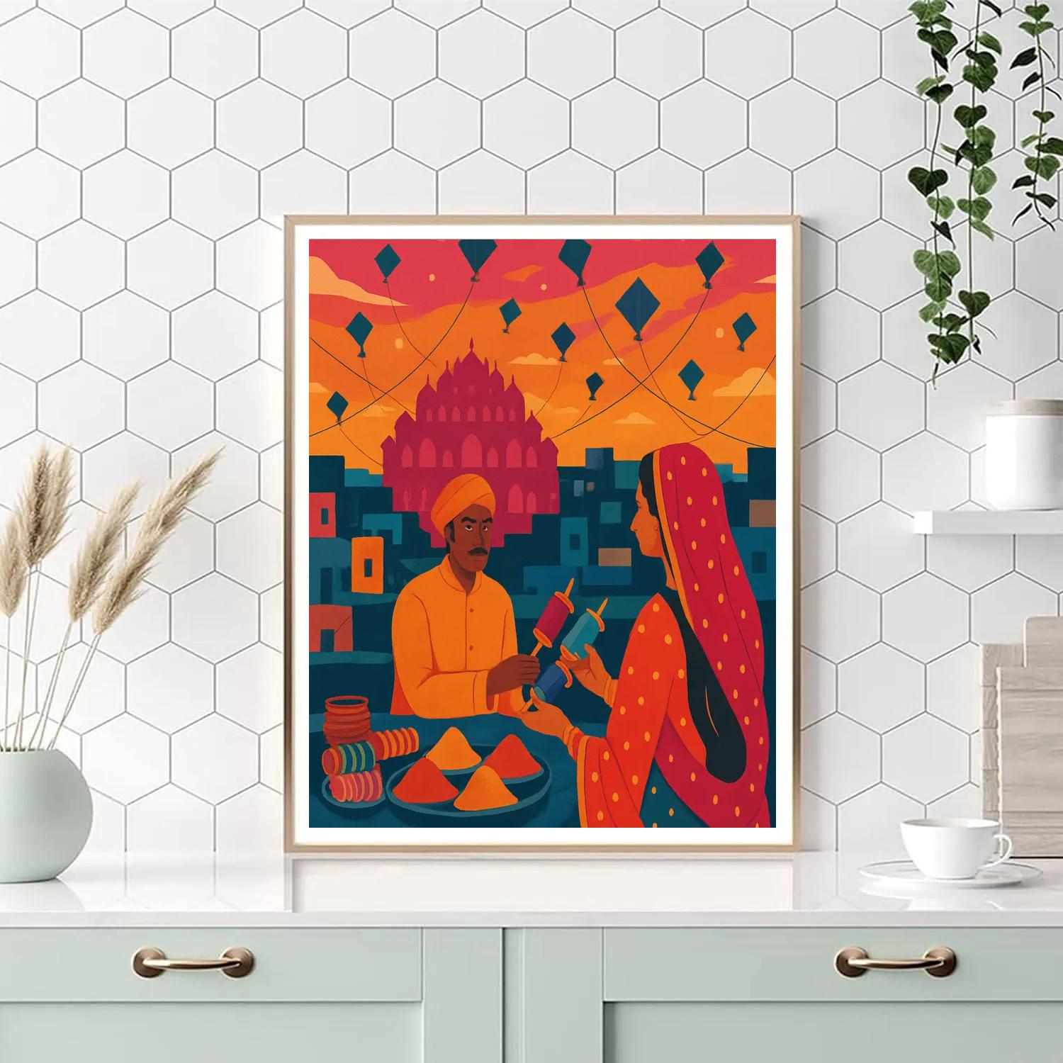 Silk Kite Bazaar India Crafted paint by color