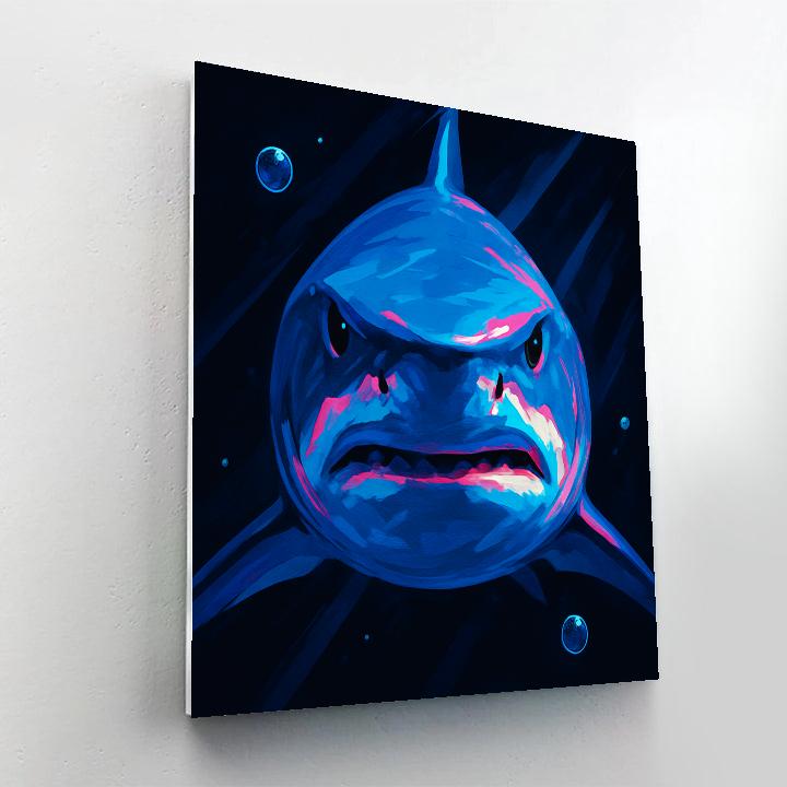 Vivid Reef Shark Frontline Painting by numbers kit