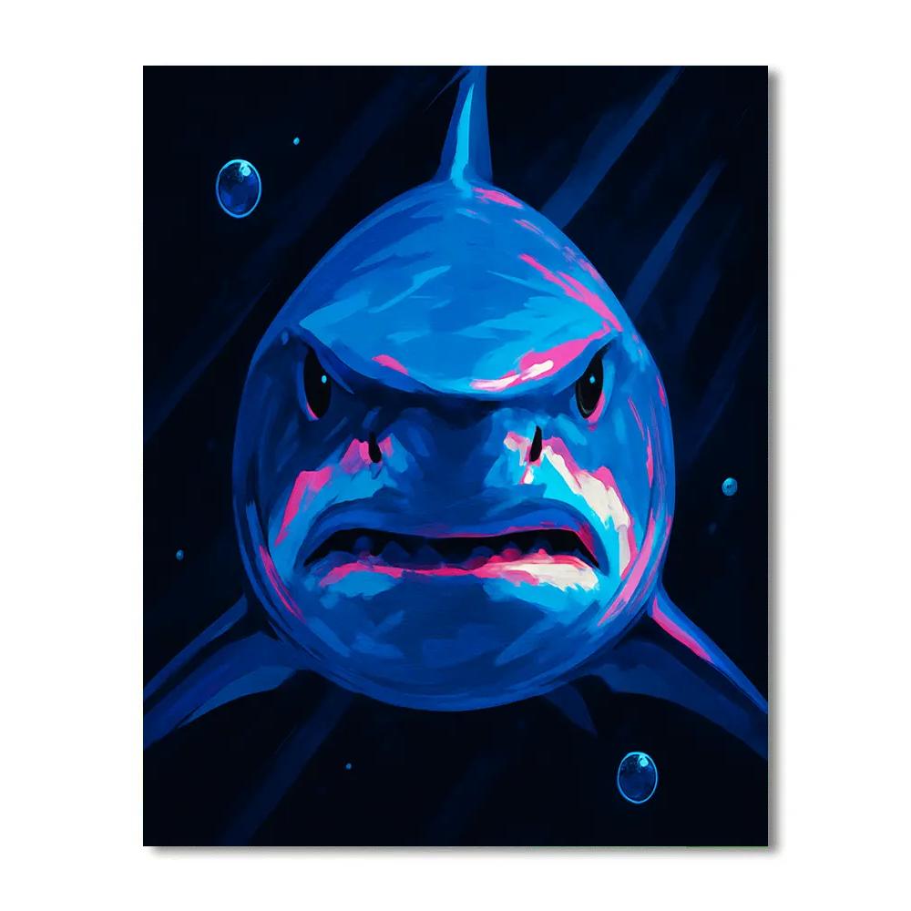 Vivid Reef Shark Frontline Painting by numbers kit