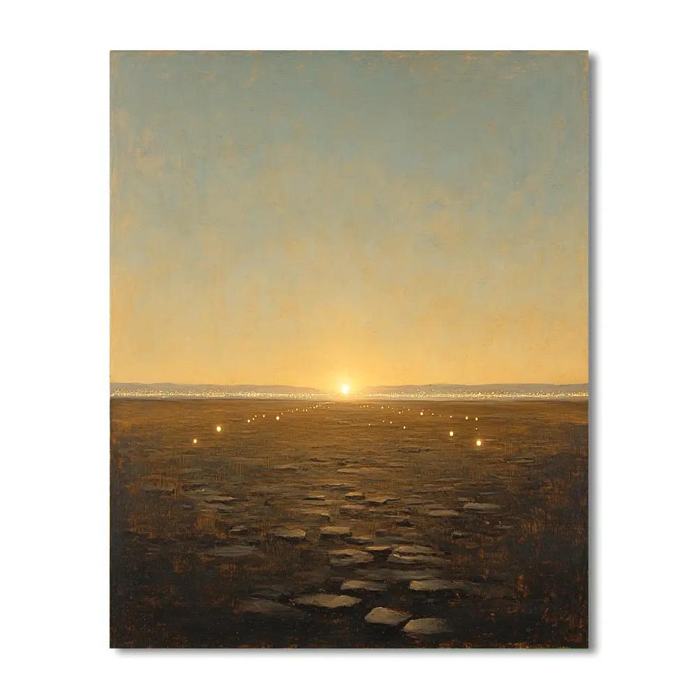 Michelangelo Inspired Citylights Stratus Veil Numbered painting kits