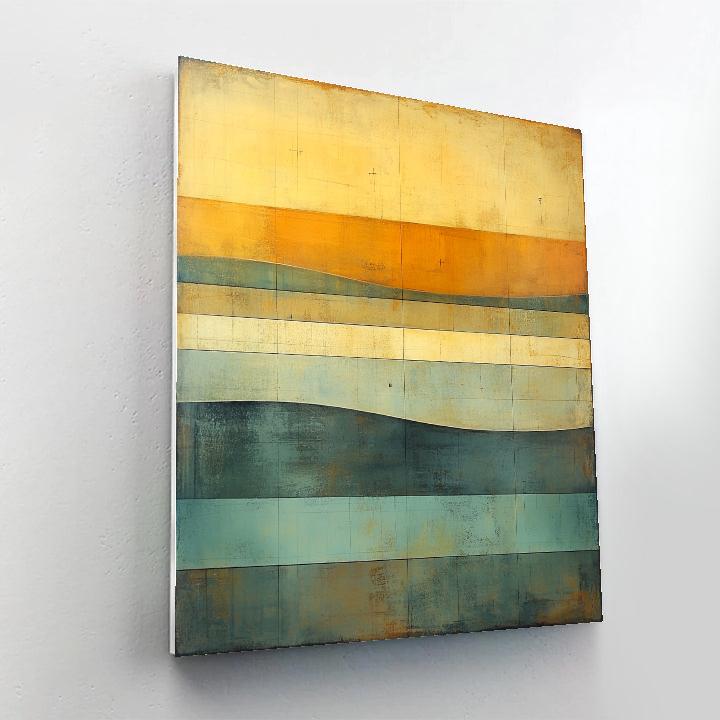 Paul Klee Inspired Fugue Of Amber Latitude DIY paint by numbers