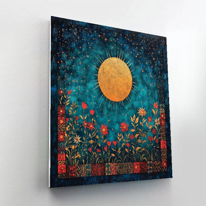 Frida Kahlo Inspired Eclipse Garden Of Inner Fire Paint by numbers kits