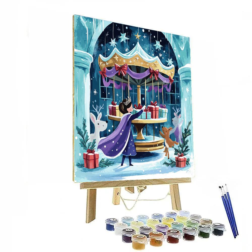 Aurora Castle Gift Wrap Workshop Paint by numbers kits