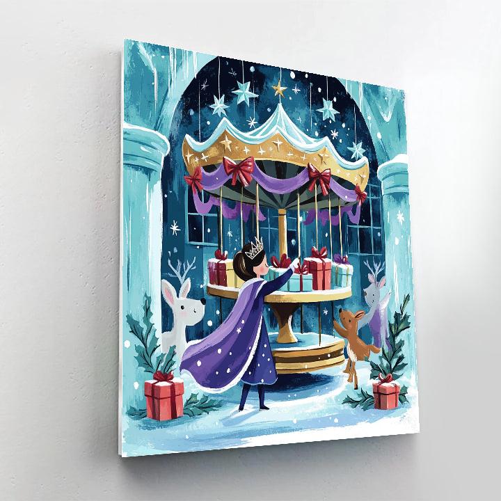 Aurora Castle Gift Wrap Workshop Paint by numbers kits