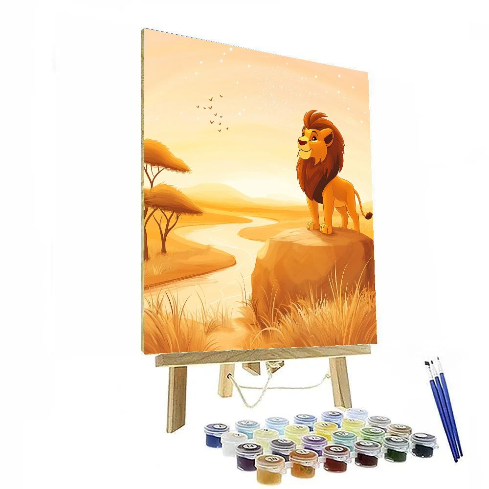 Simba Sunrise Savannah Star Trail Paint by numbers kits
