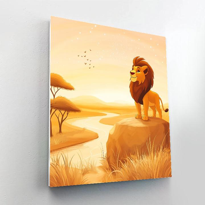 Simba Sunrise Savannah Star Trail Paint by numbers kits