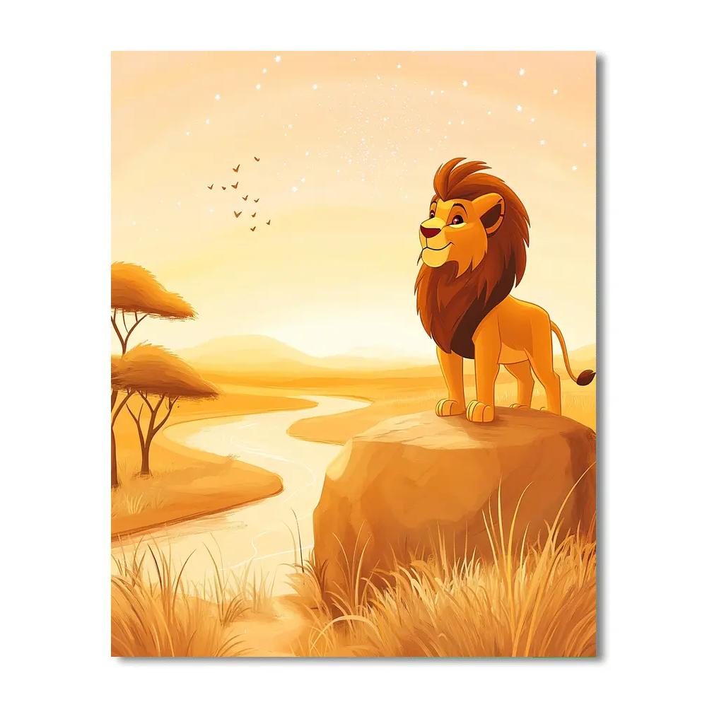 Simba Sunrise Savannah Star Trail Paint by numbers kits