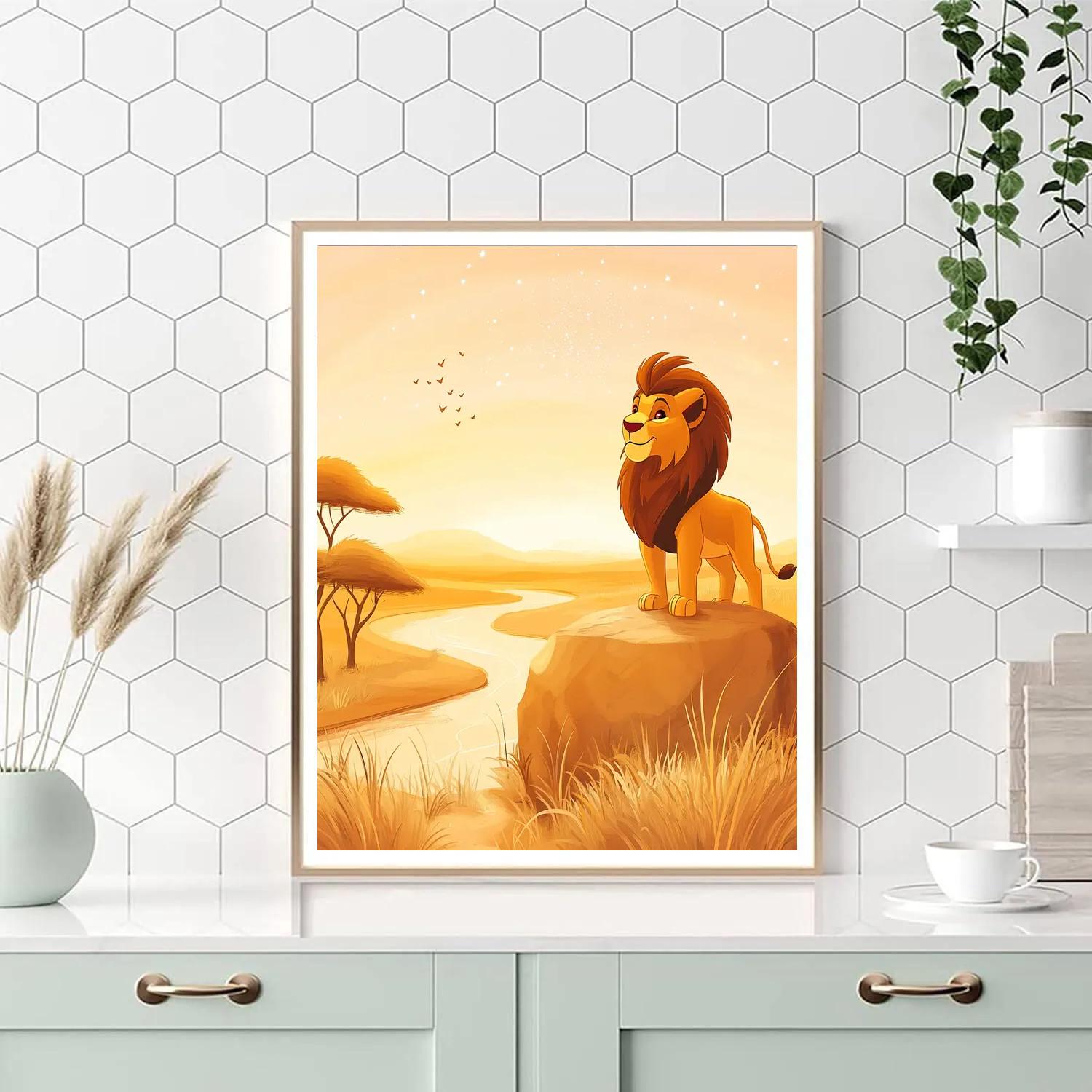 Simba Sunrise Savannah Star Trail Paint by numbers kits