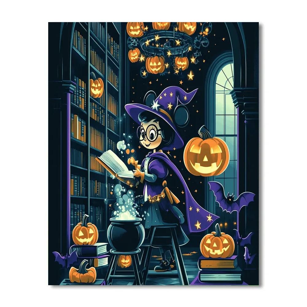 Potion Party In The Clockwork Pumpkin Library Painting by numbers kit