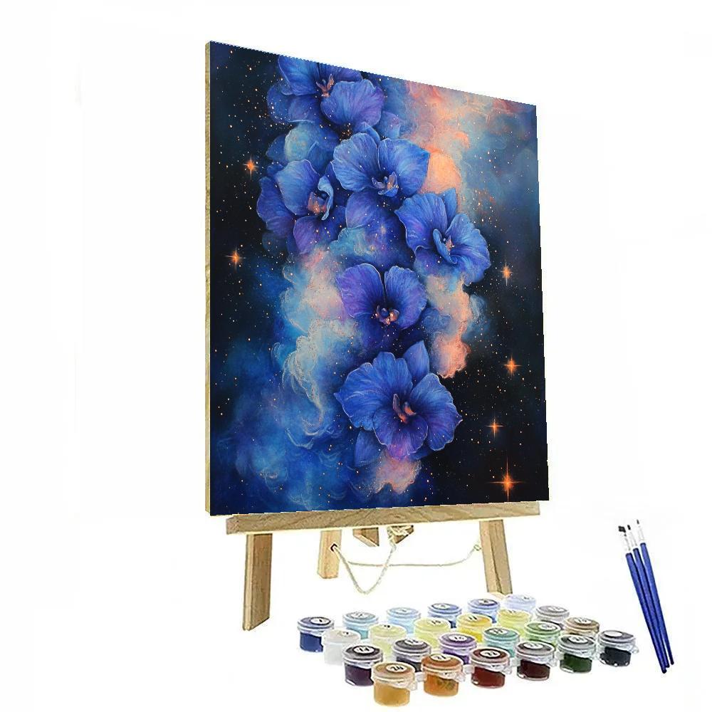 Edgar Degas Inspired Orchid Nebula Stillness DIY paint by numbers