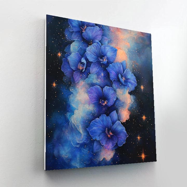 Edgar Degas Inspired Orchid Nebula Stillness DIY paint by numbers