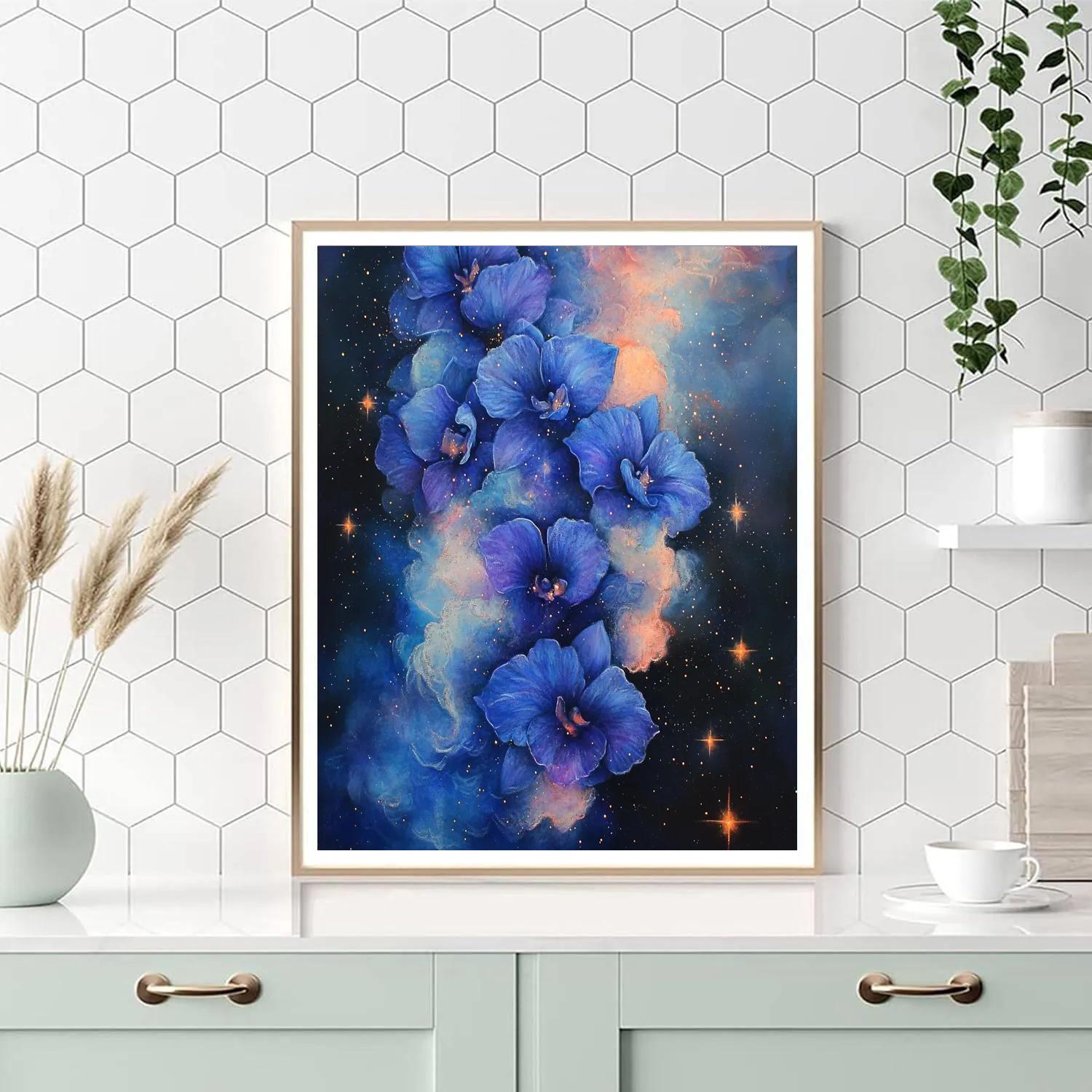 Edgar Degas Inspired Orchid Nebula Stillness DIY paint by numbers