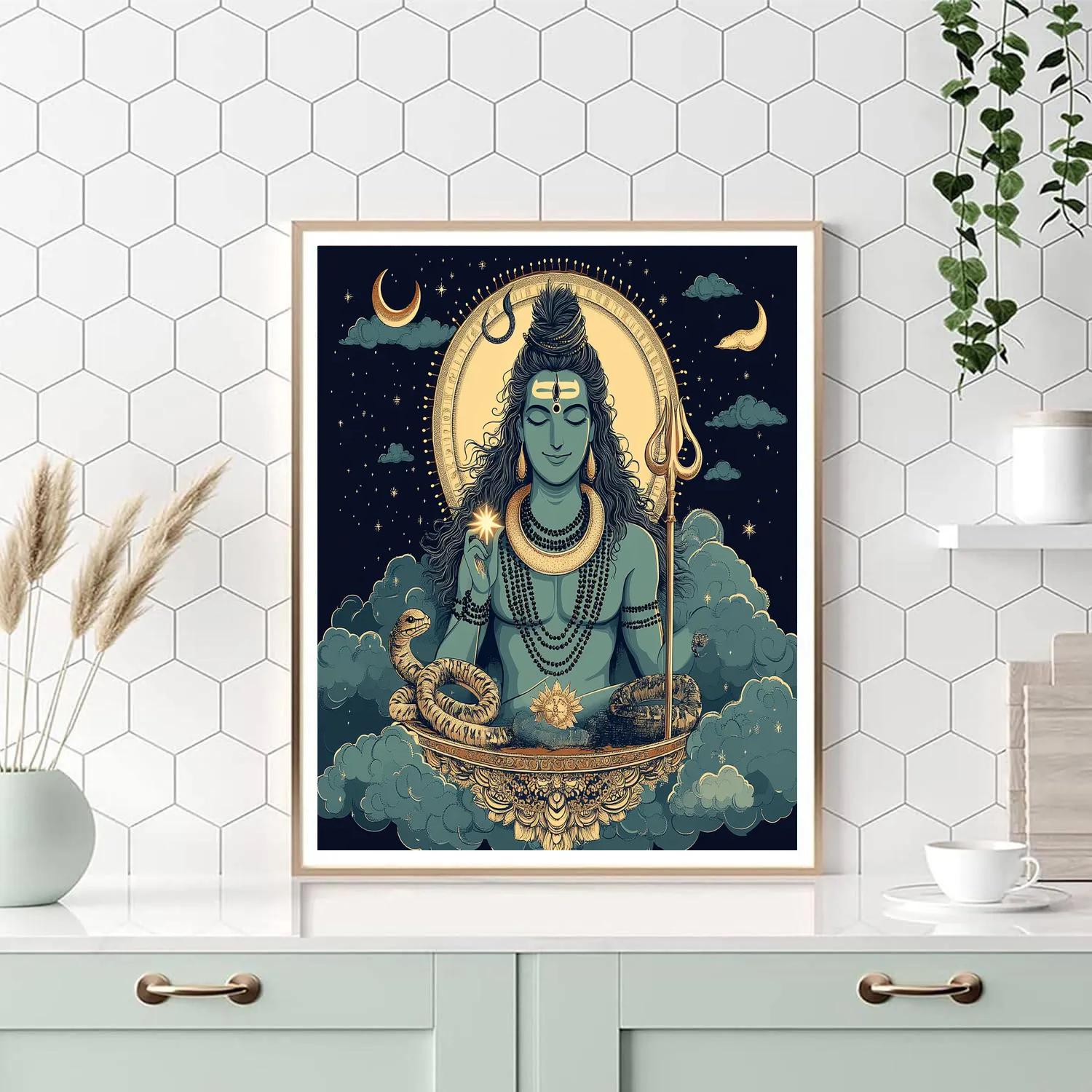 Celestial Loom Of Shiva Painting by numbers kit