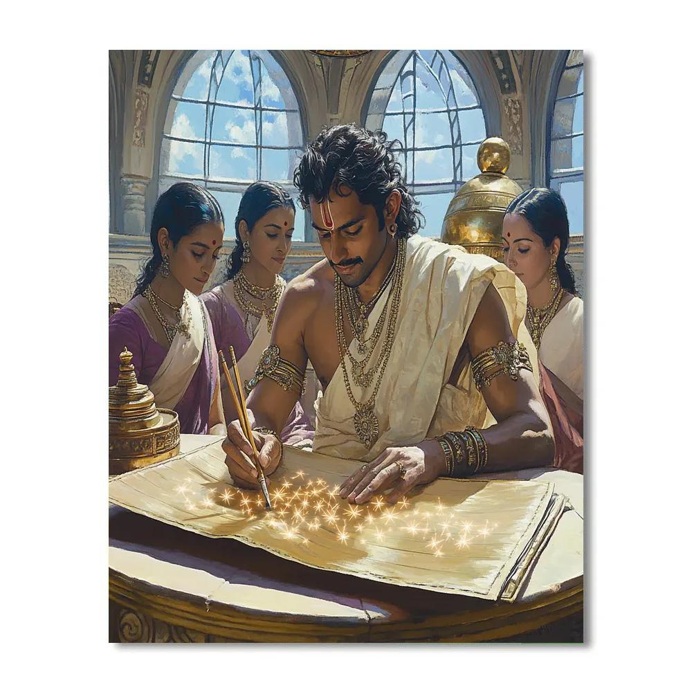 Brahma Crafted Star Manuscripts Numbered painting kits