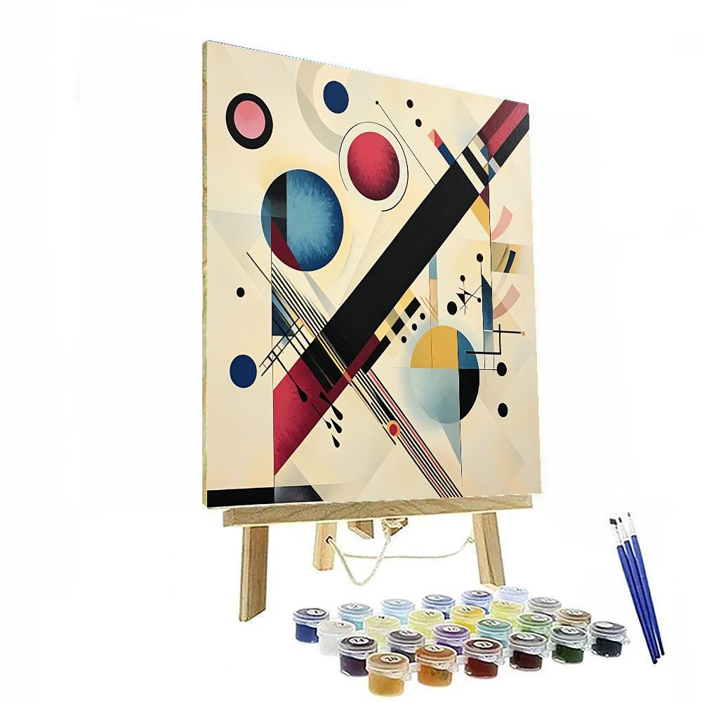Wassily Kandinsky Inspired Abstract Music Concert DIY paint by numbers