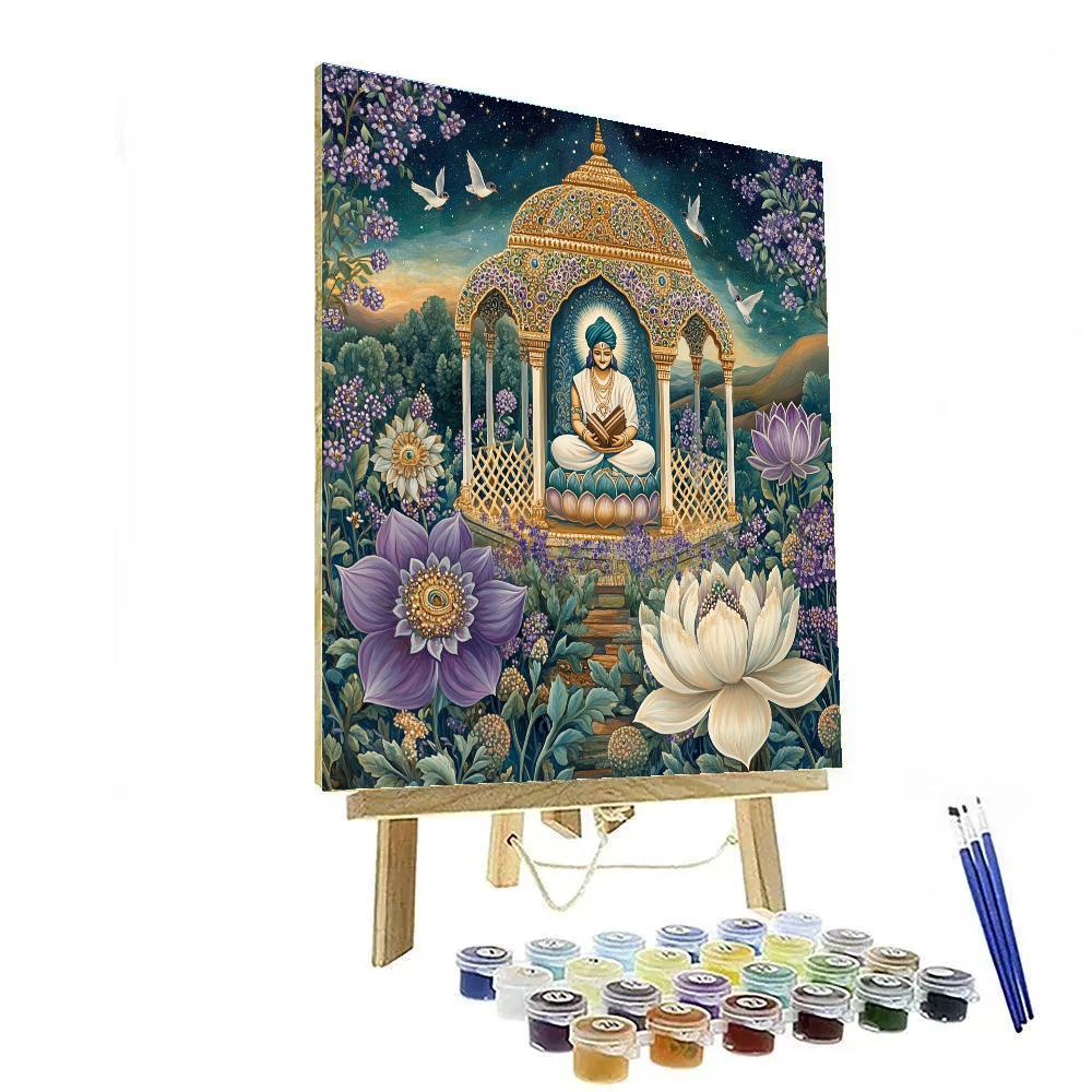 Brahma In The Cosmic Garden Pavilion Number painting