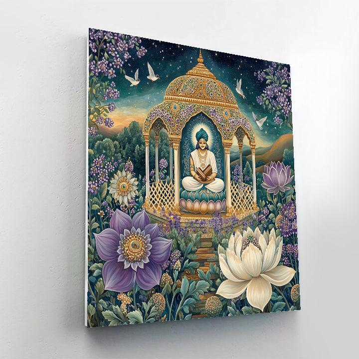 Brahma In The Cosmic Garden Pavilion Number painting