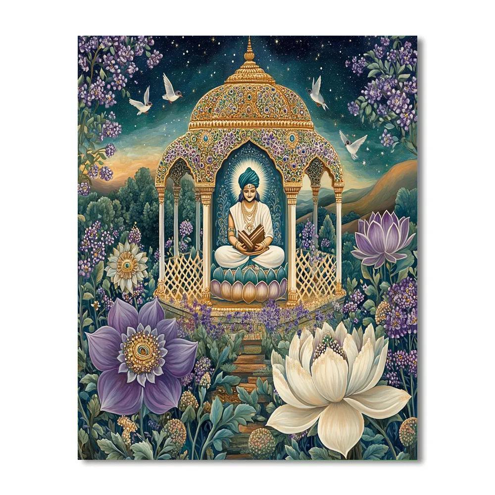 Brahma In The Cosmic Garden Pavilion Number painting