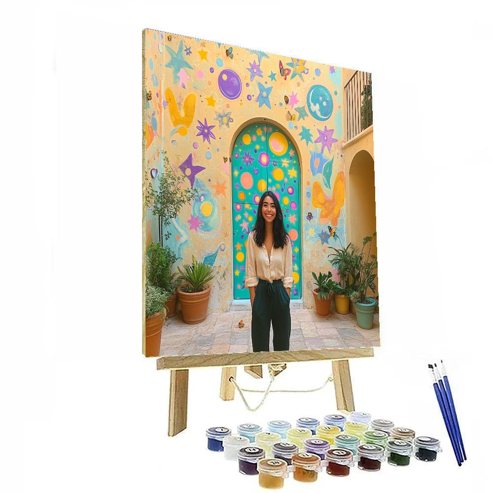 Mirabel Madrigal Magic Door Star Mosaic Numbered painting kits