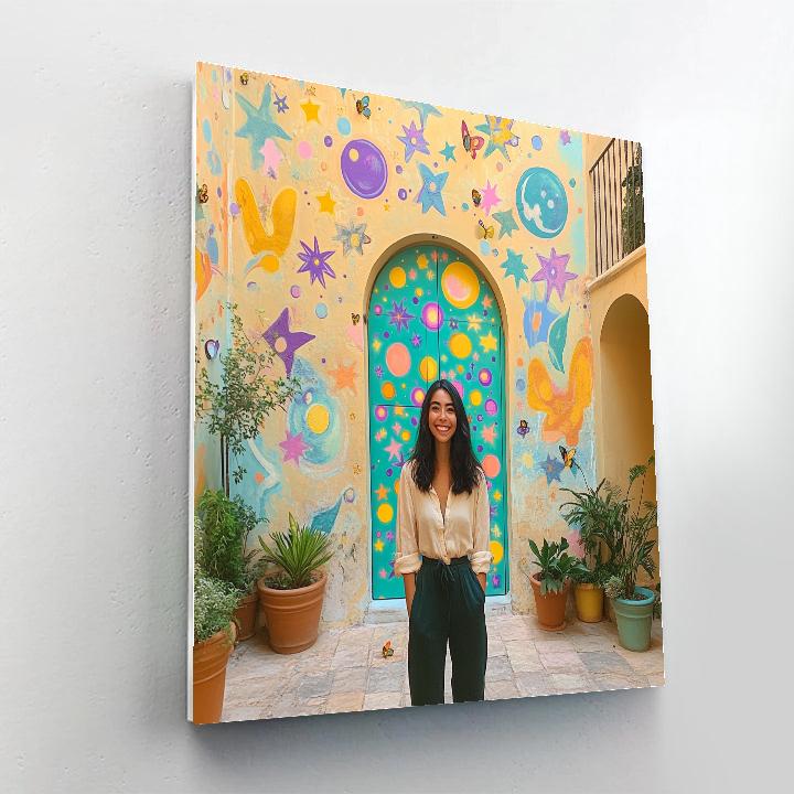 Mirabel Madrigal Magic Door Star Mosaic Numbered painting kits