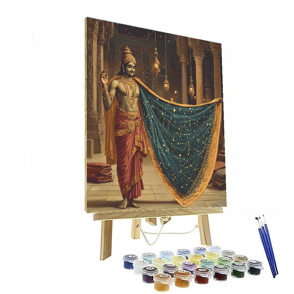 Brahma Scripted Constellation Tapestry DIY paint by numbers