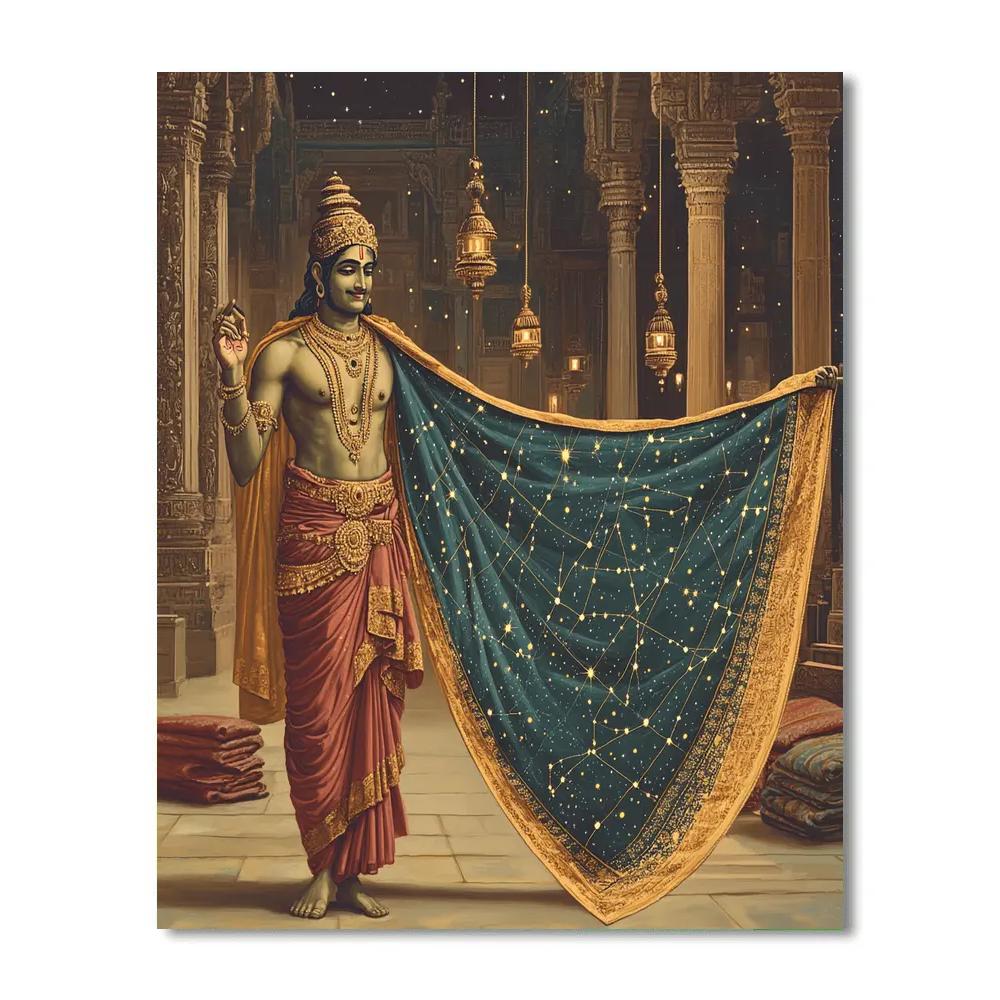 Brahma Scripted Constellation Tapestry DIY paint by numbers