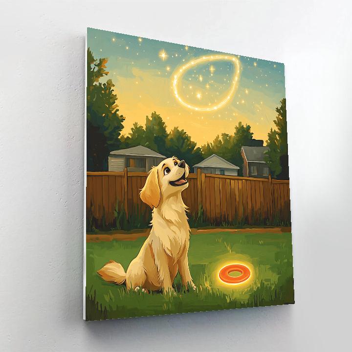 Dug Backyard Constellation Fetch Numbered painting kits