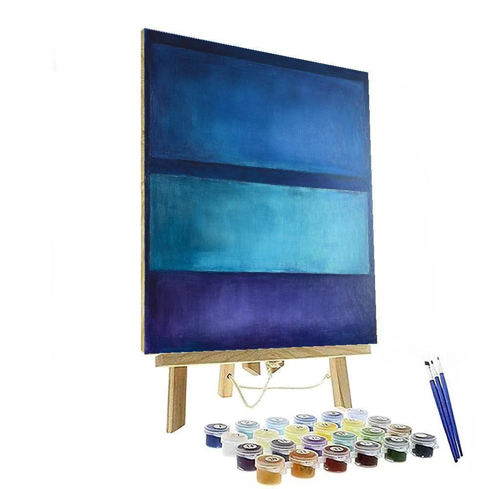 Mark Rothko Inspired Tidal Silence Nebula Painting by numbers kit