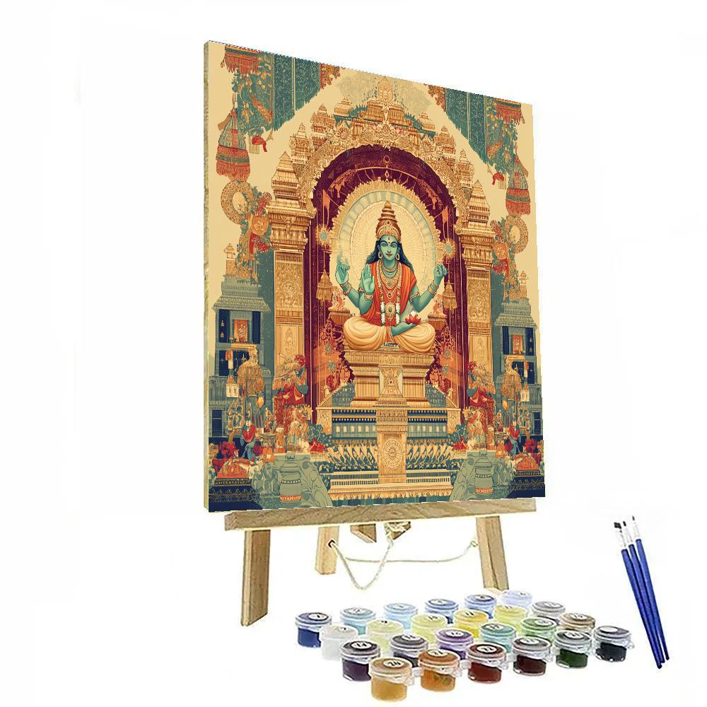 Brahma Festival Arch Of Sacred Geometry DIY paint by numbers