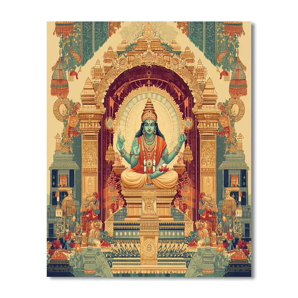 Brahma Festival Arch Of Sacred Geometry DIY paint by numbers