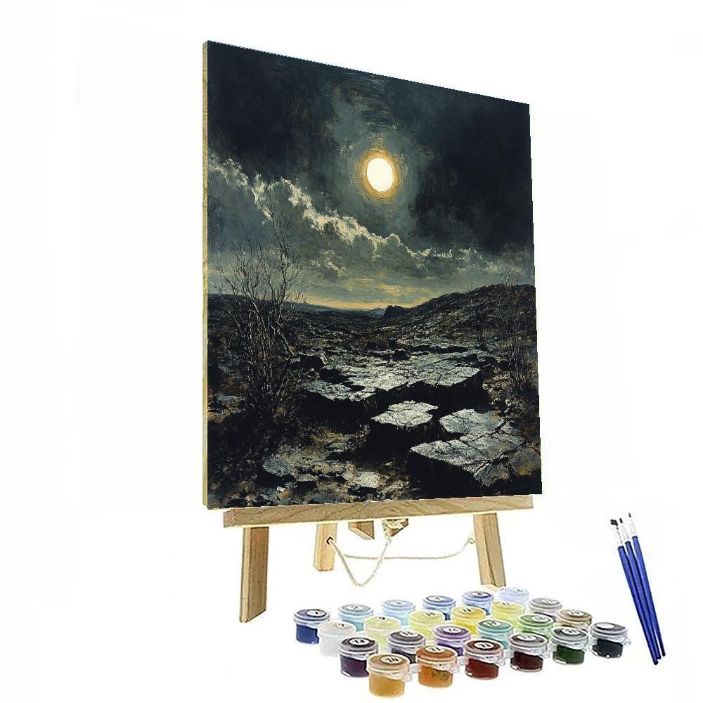 Francisco Goya Inspired Eclipse Over The Basalt Moors Paint by numbers kits