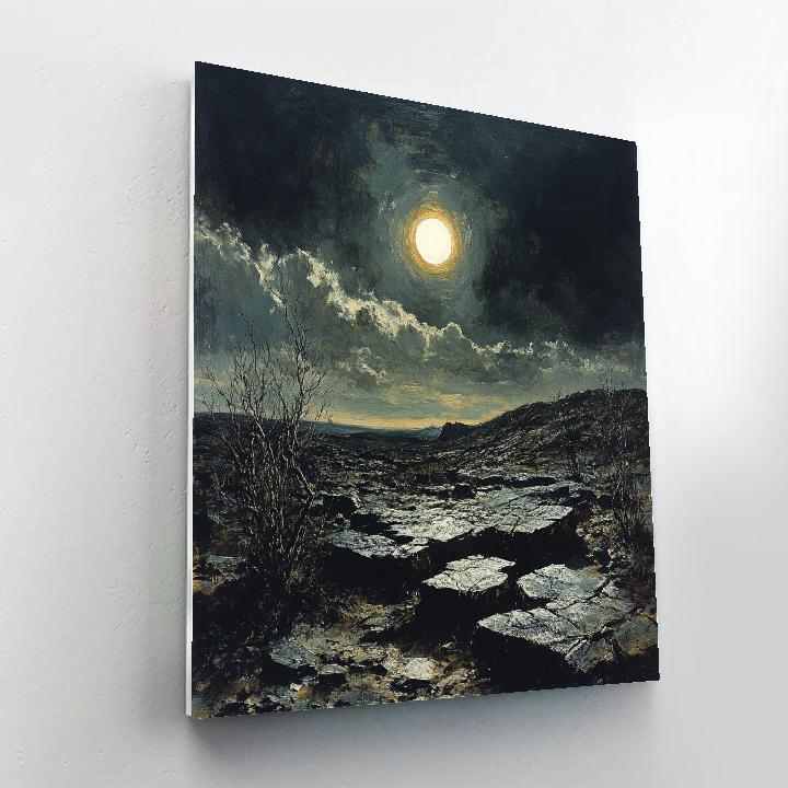 Francisco Goya Inspired Eclipse Over The Basalt Moors Paint by numbers kits