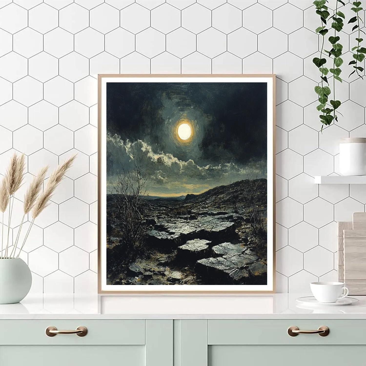 Francisco Goya Inspired Eclipse Over The Basalt Moors Paint by numbers kits