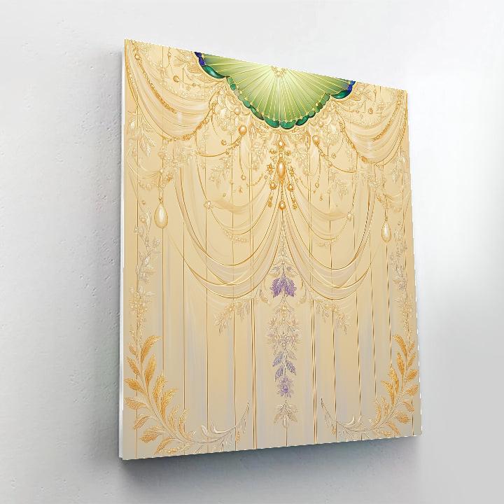 Alphonse Mucha Inspired Aurora Filigree Equinox paint by numbers