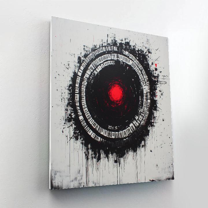 Banksy Inspired Nebula Of Consumption DIY paint by numbers