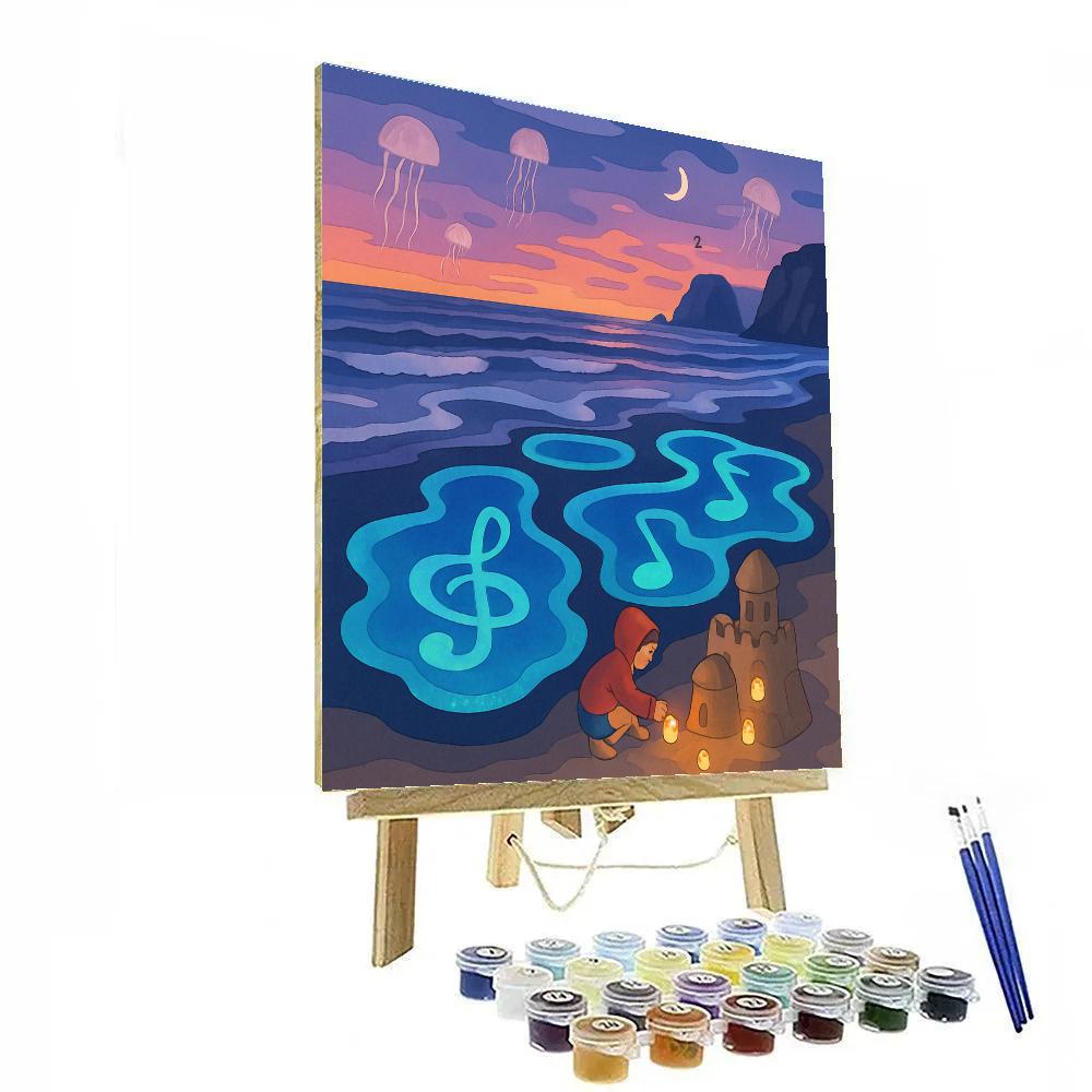 Tide Pool Beach Dreamscape Paint by numbers kits