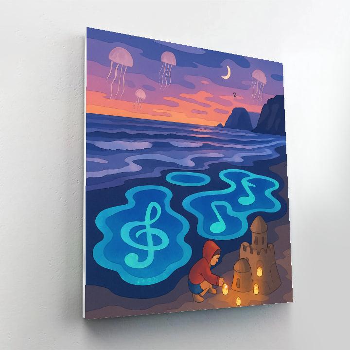 Tide Pool Beach Dreamscape Paint by numbers kits