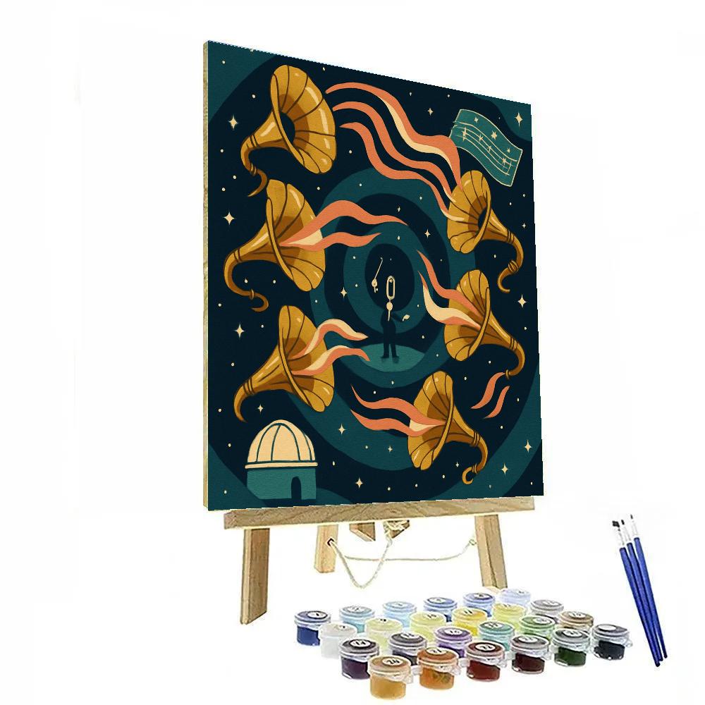 Clockwork Choir In Music Orbit Numbered painting kits