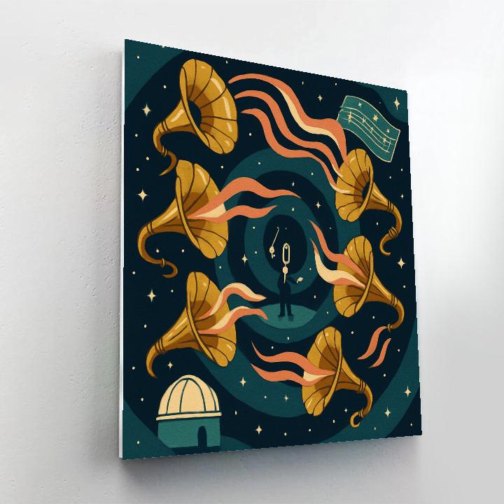 Clockwork Choir In Music Orbit Numbered painting kits