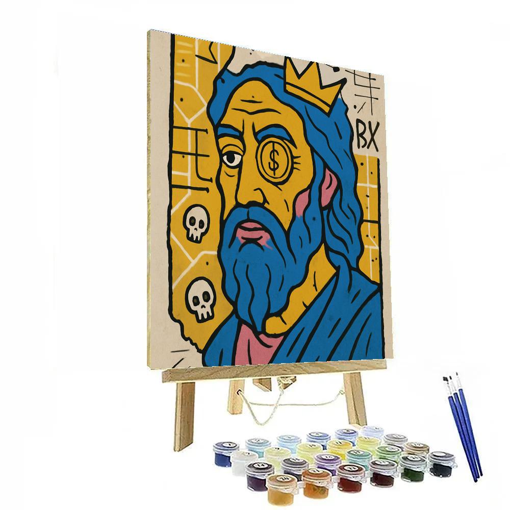 Basquiat Subway Oracle Map paint by color