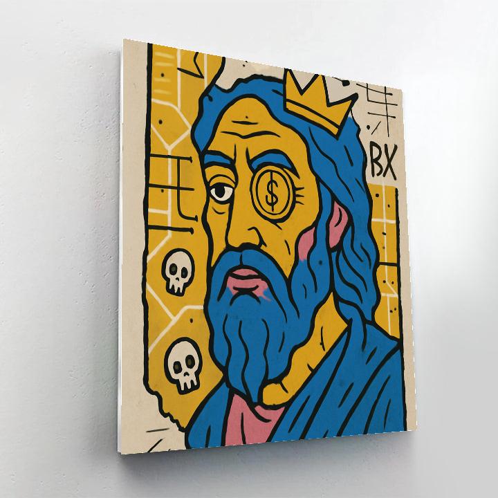 Basquiat Subway Oracle Map paint by color