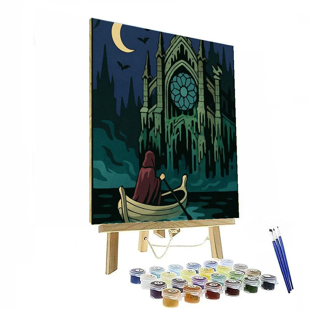 Cathedral Of Tides In Gothic Twilight Numbered painting kits