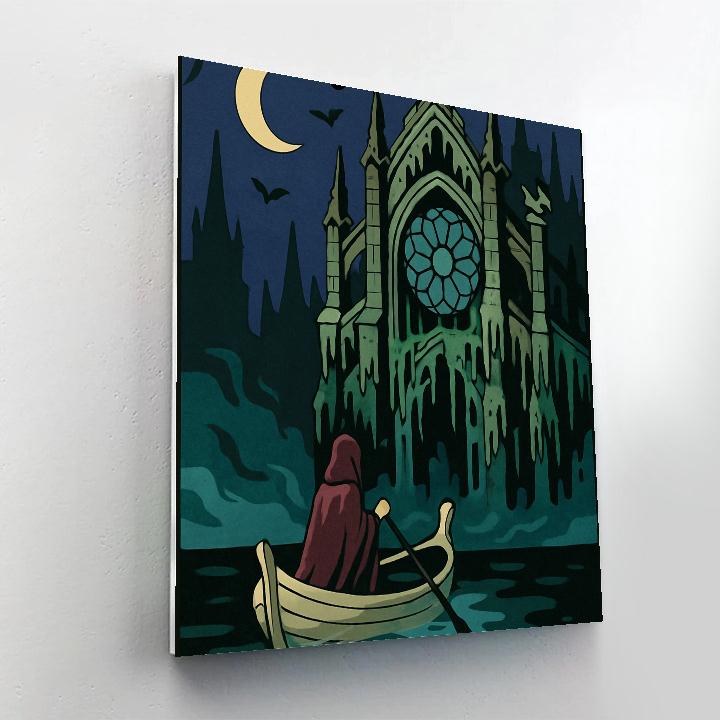 Cathedral Of Tides In Gothic Twilight Numbered painting kits