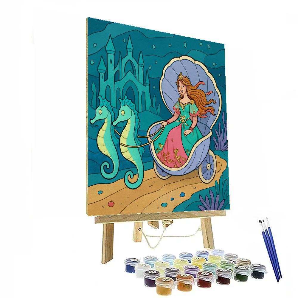 Crystal Reef Princess Procession Number painting