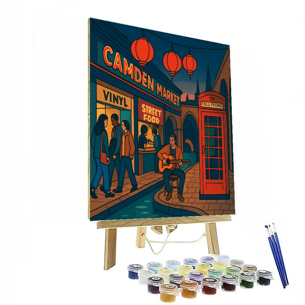 Lantern Festival At Camden Market In London Number painting