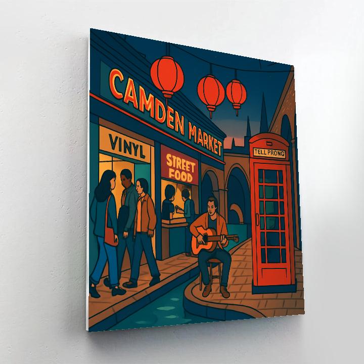 Lantern Festival At Camden Market In London Number painting