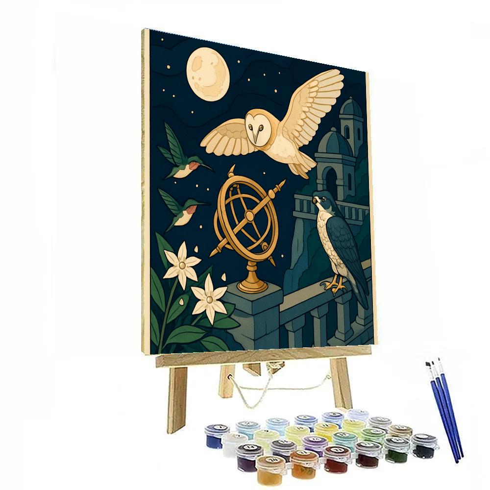 Clockwork Birds Observatory Numbered painting kits