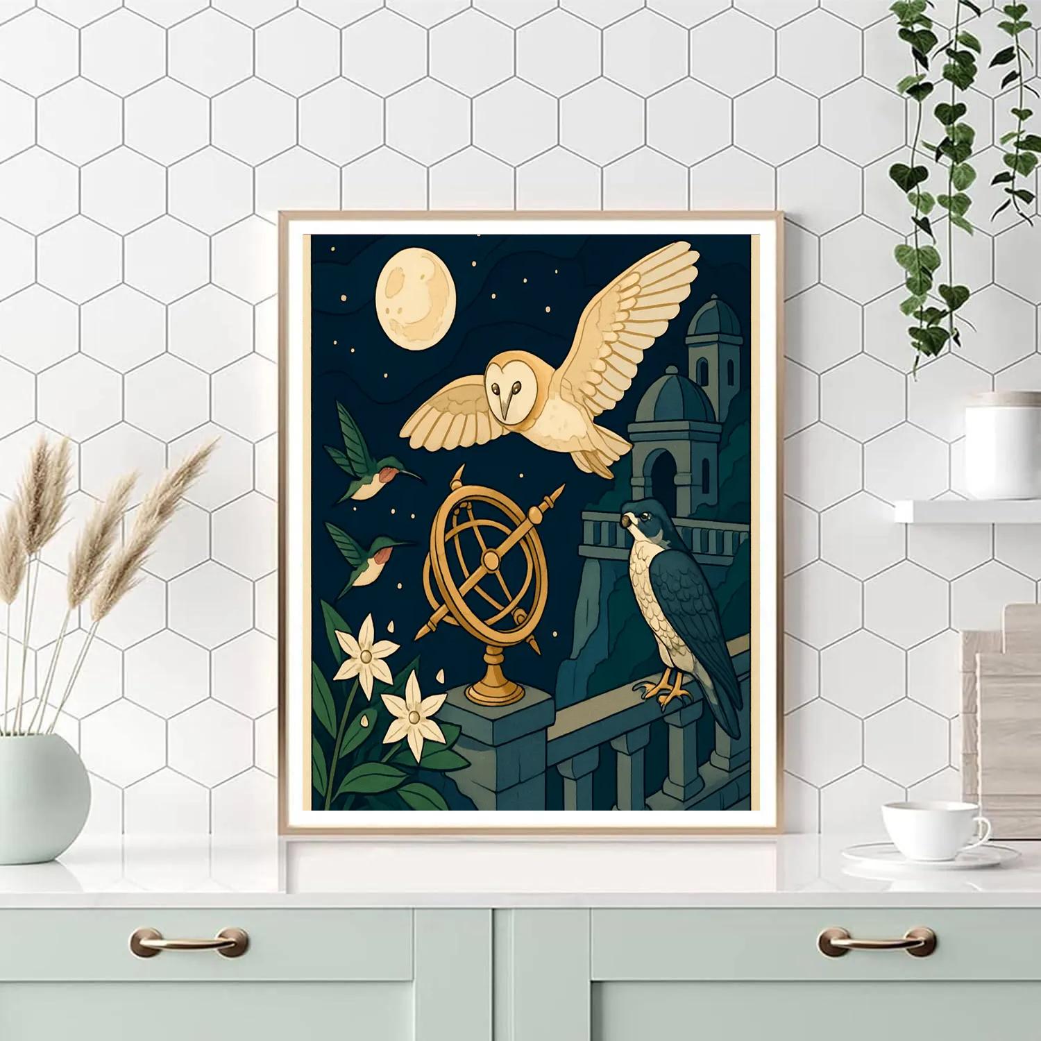 Clockwork Birds Observatory Numbered painting kits
